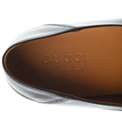 Gucci Goatskin Mens Horsebit Loafers 10.5 Black 5 of 9