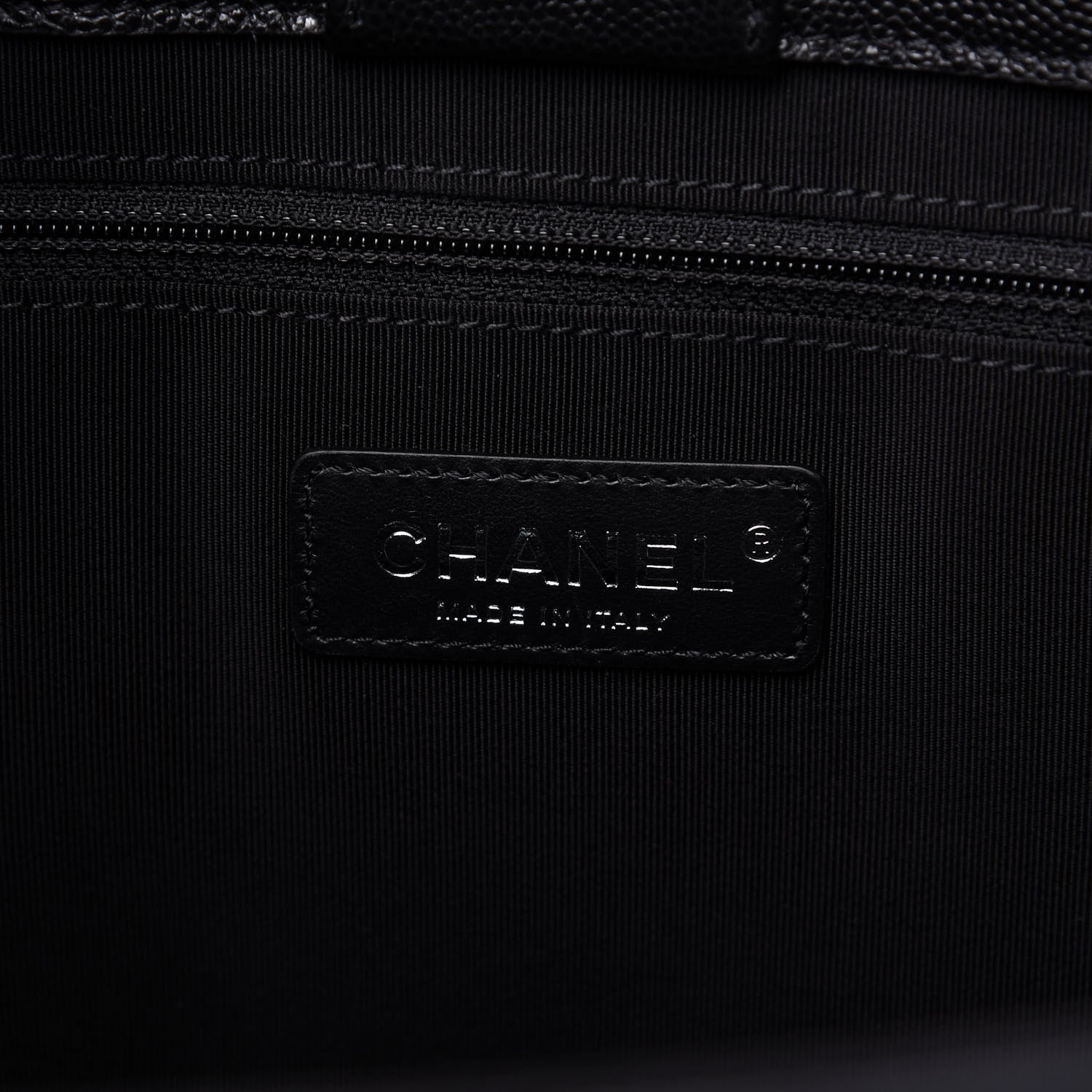 Chanel Caviar Quilted My Everything Large Shopping Tote Black 8 of 10