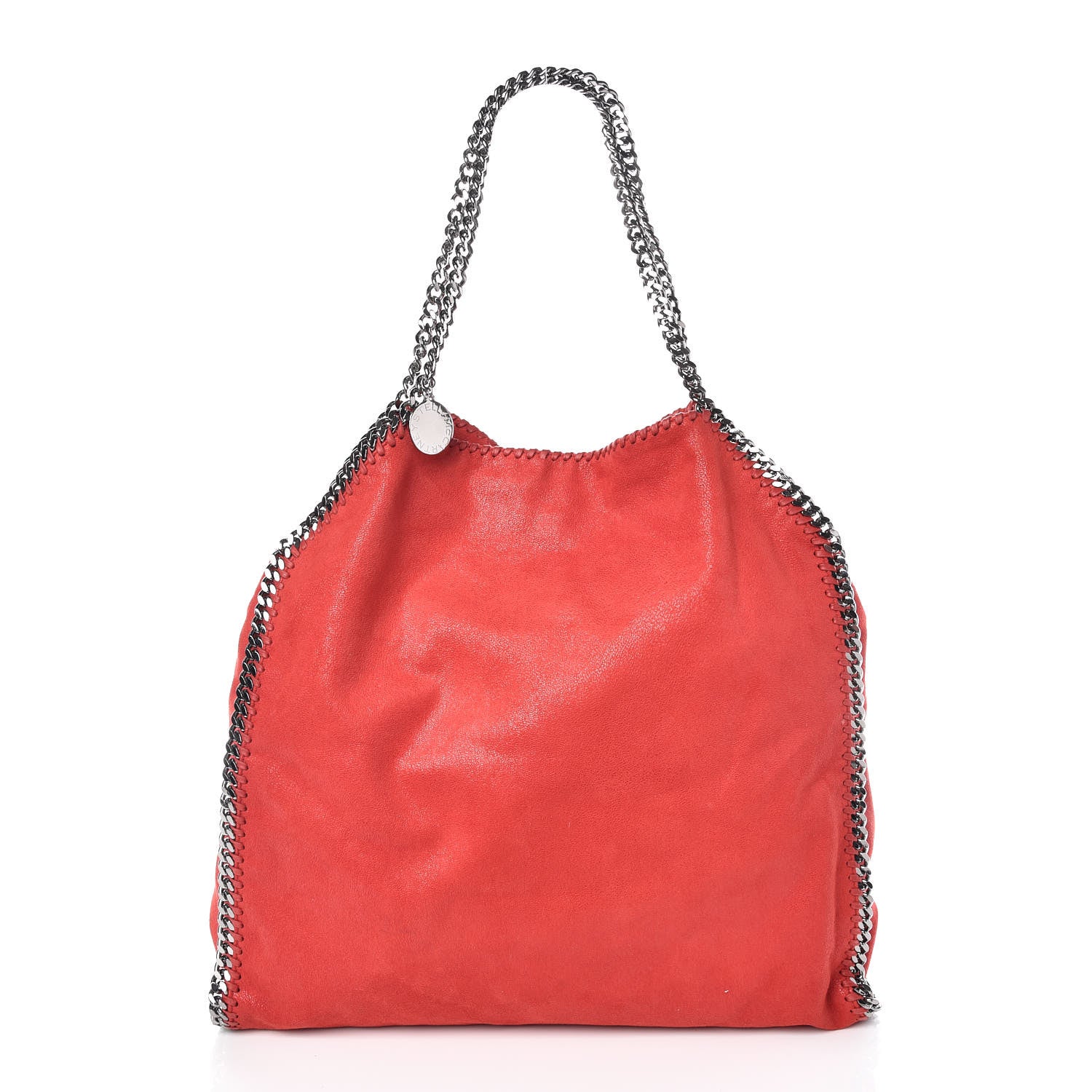 Stella McCartney Shaggy Deer Big Falabella Tote Cherry 3 of 14