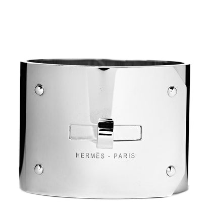 Hermes Sterling Silver GM Kelly Bracelet SH 1 of 7
