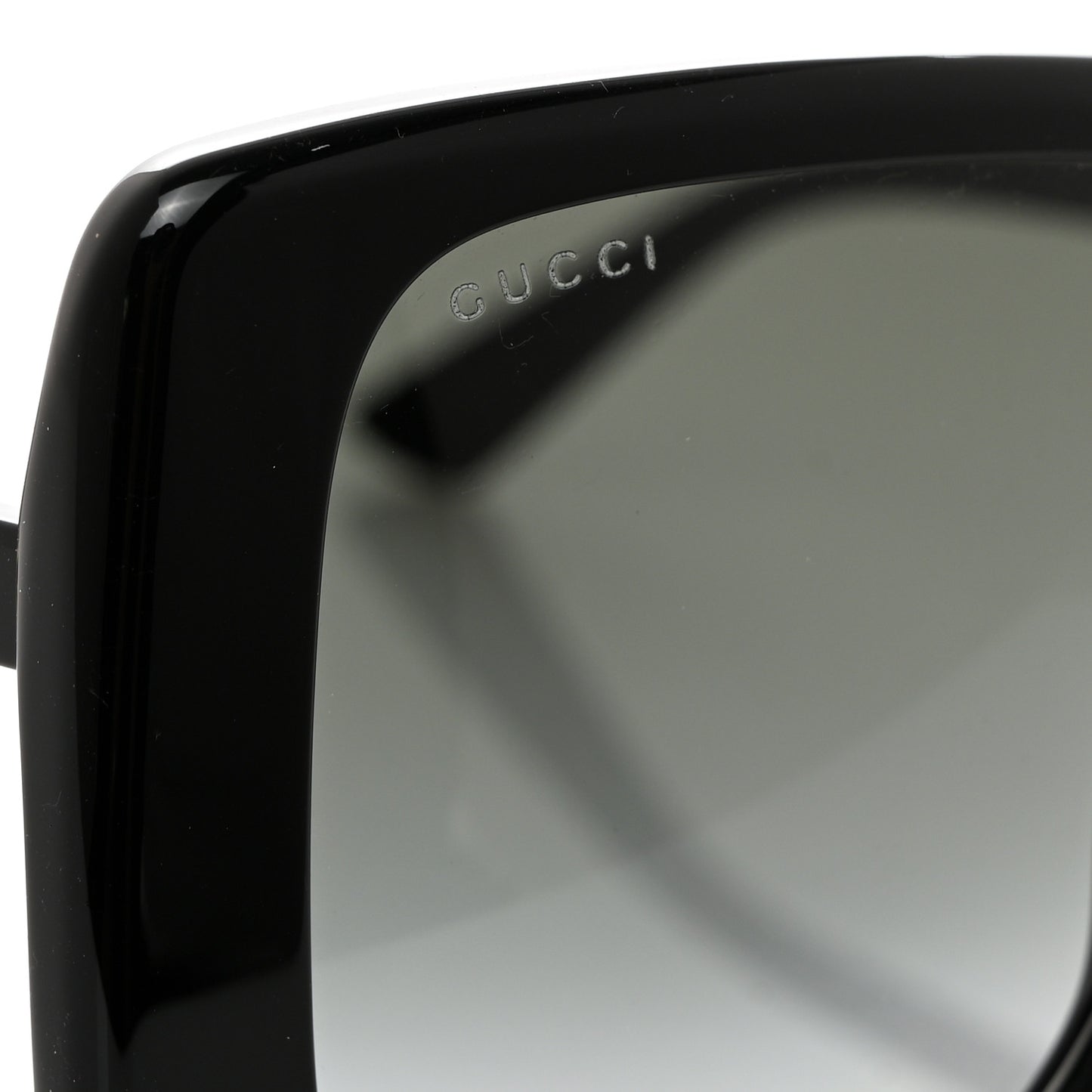 Acetate Square Frame Sunglasses GG1314S Black