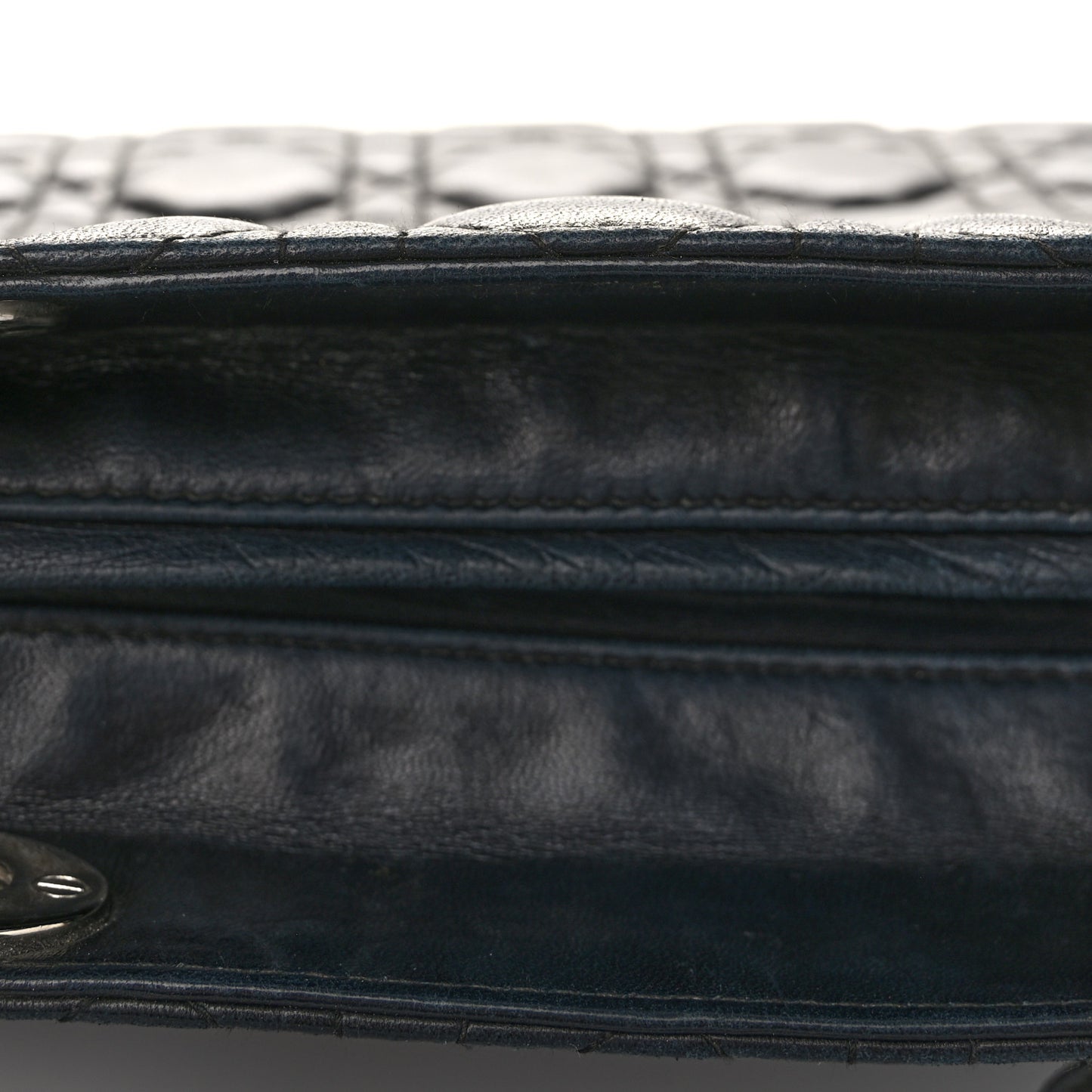 Lambskin Cannage Medium Lady Dior Black
