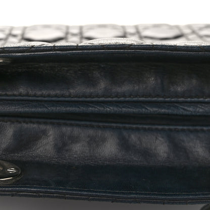 Christian Dior Lambskin Cannage Medium Lady Dior Black 15 of 16