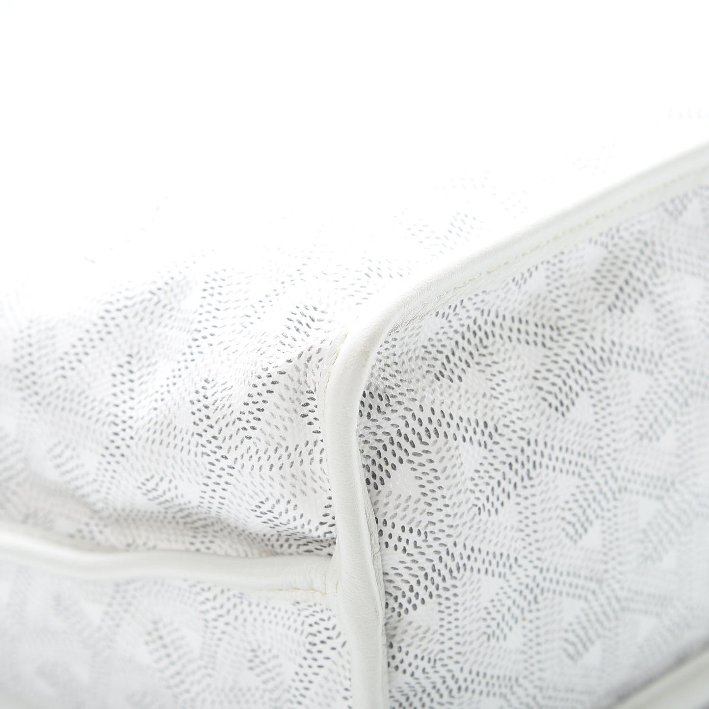 Goyardine Reversible Mini Anjou White