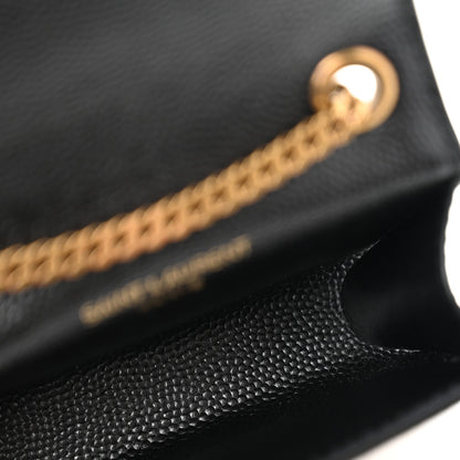 Saint Laurent Grain De Poudre Micro Classic Monogram Kate Tassel Airpods Bag Black 5 of 10
