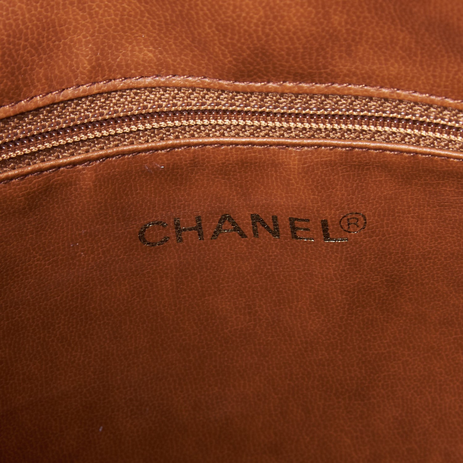 Chanel Caviar Flap Shoulder Bag Brown 8 of 9