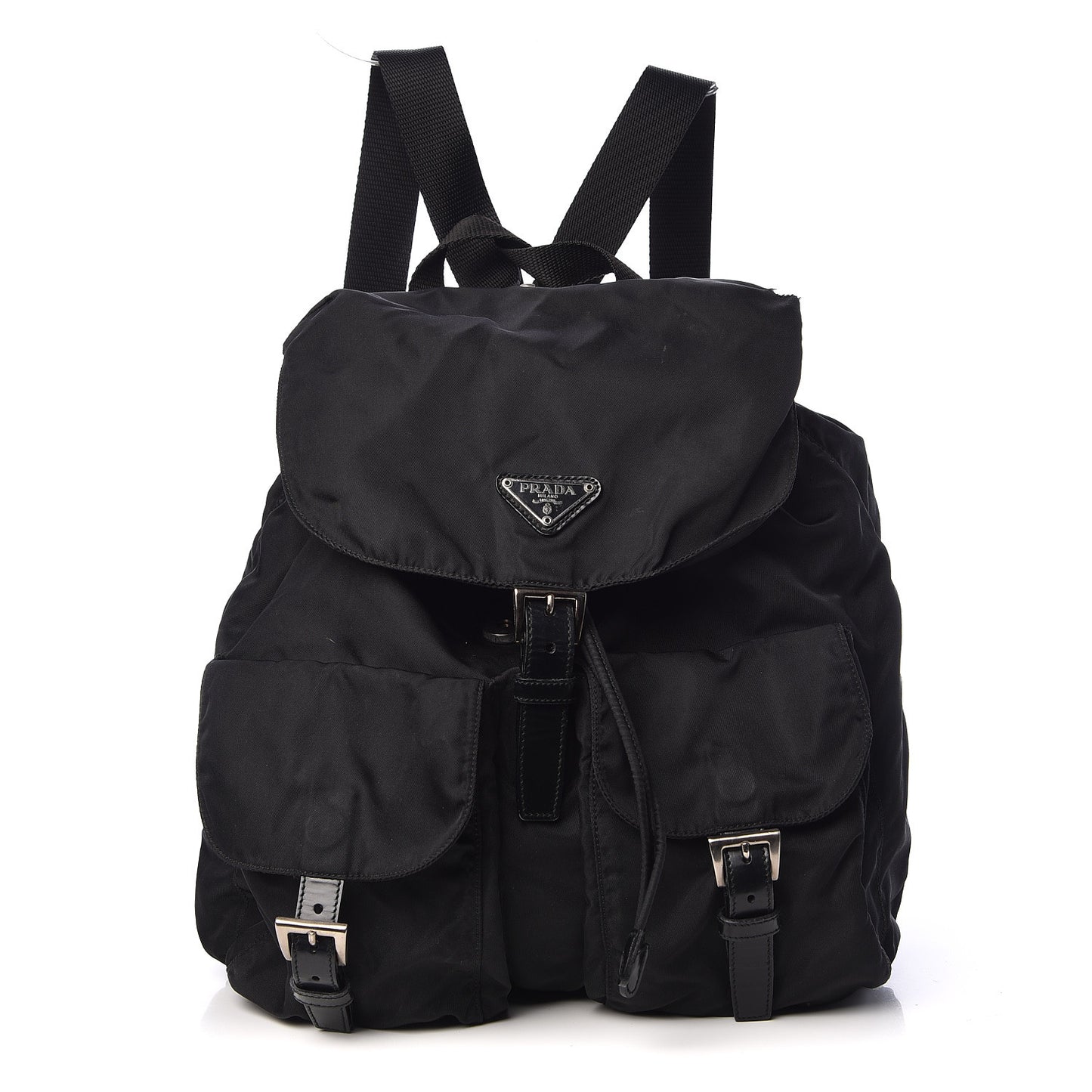 Nylon Vela Medium Backpack Black