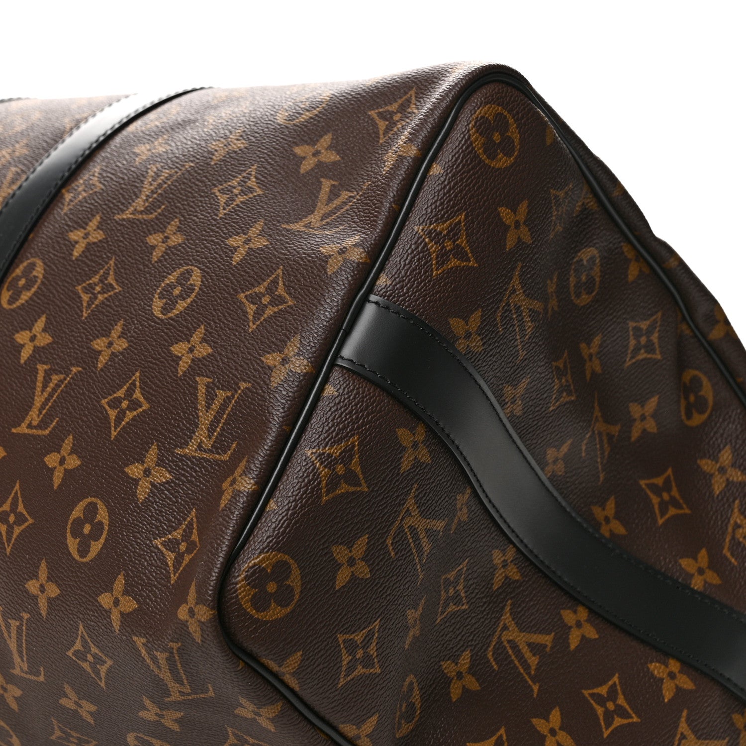 Louis Vuitton Monogram Macassar Keepall Bandouliere 45 8 of 10