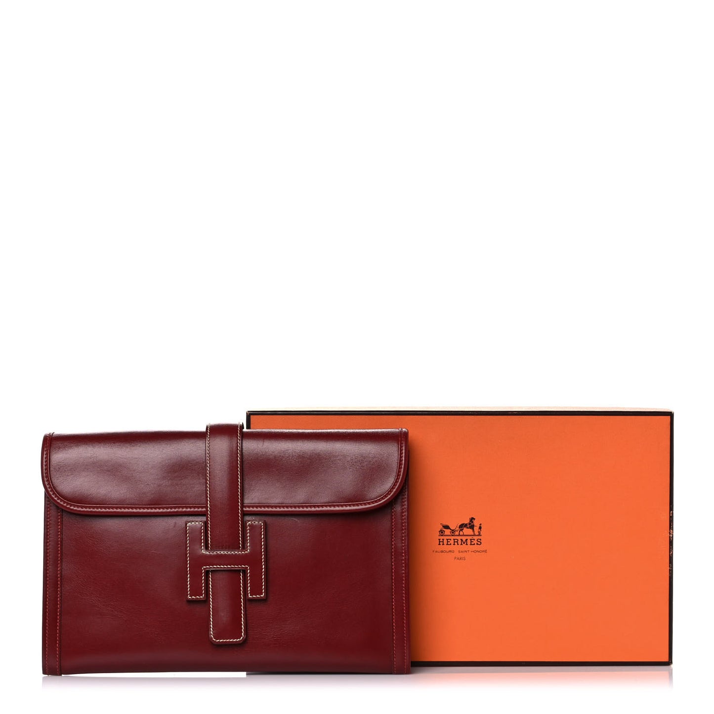Box Jige PM Clutch Rouge H
