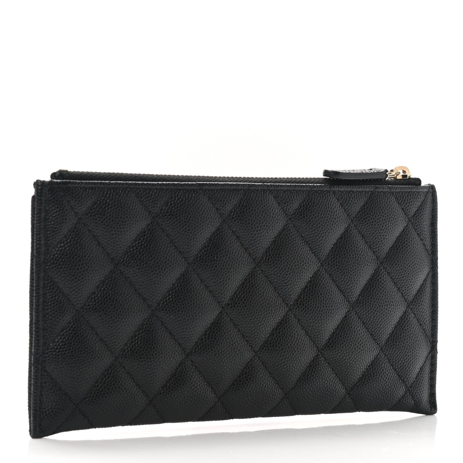 Chanel Caviar Quilted Classic Zip Pouch Black 3 of 8