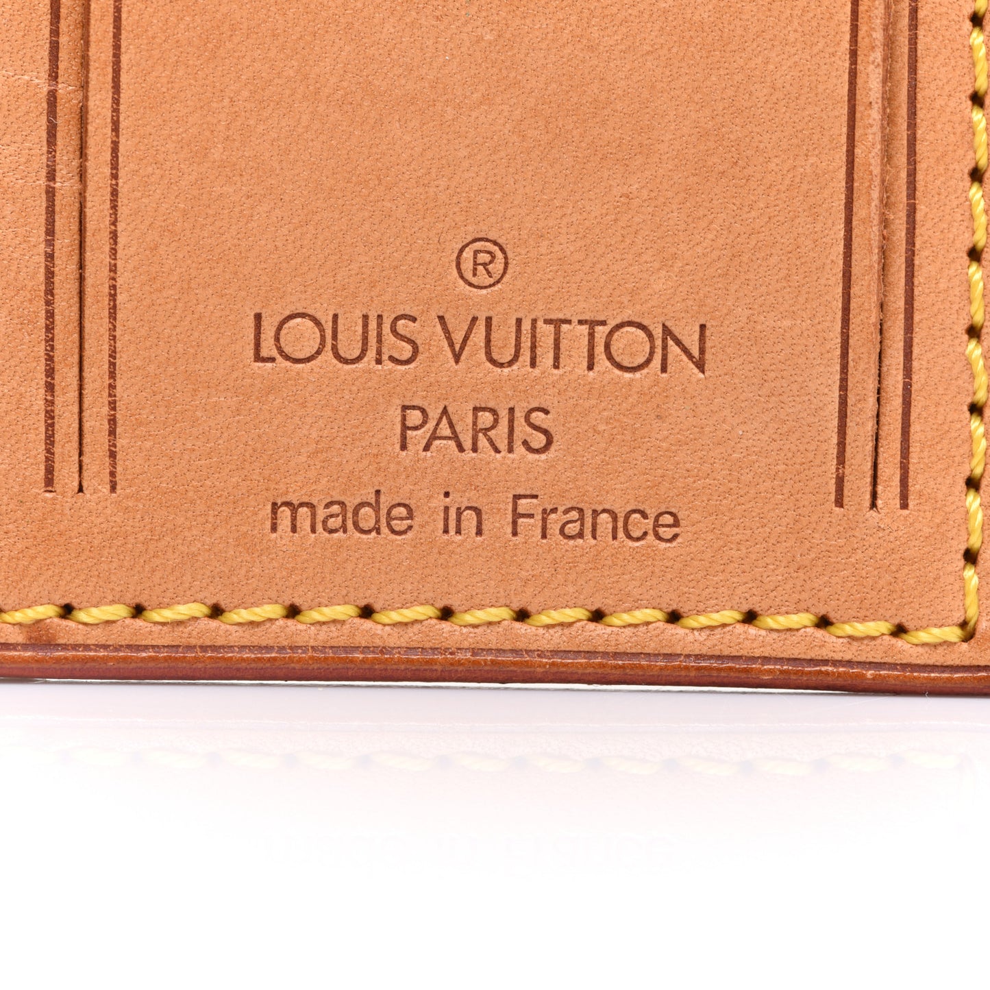 Vachetta Leather Luggage Tag