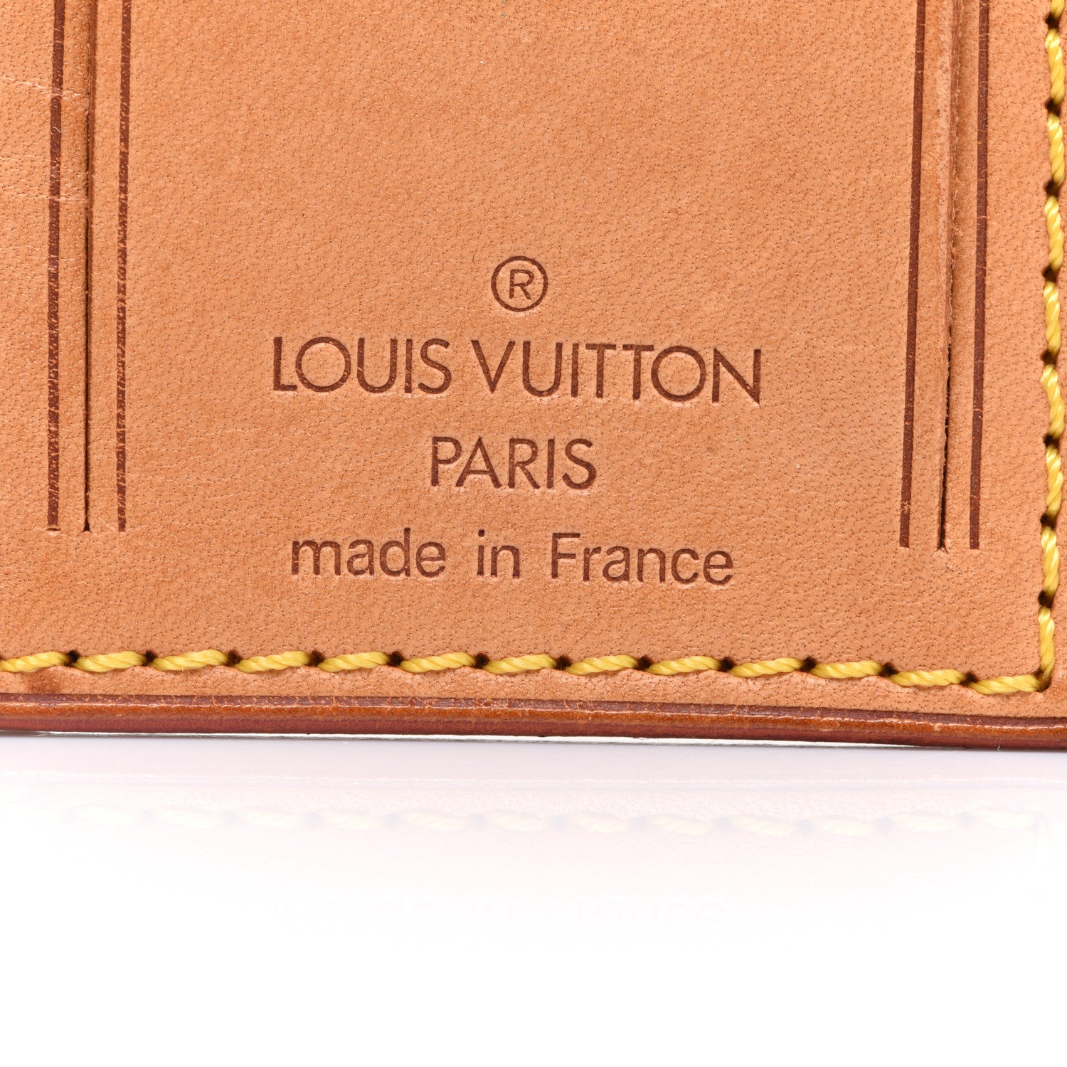 Louis Vuitton Vachetta Leather Luggage Tag 3 of 3