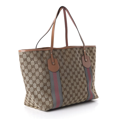 Gucci Monogram Patent Web Large Jolie Tote Pink 3 of 10