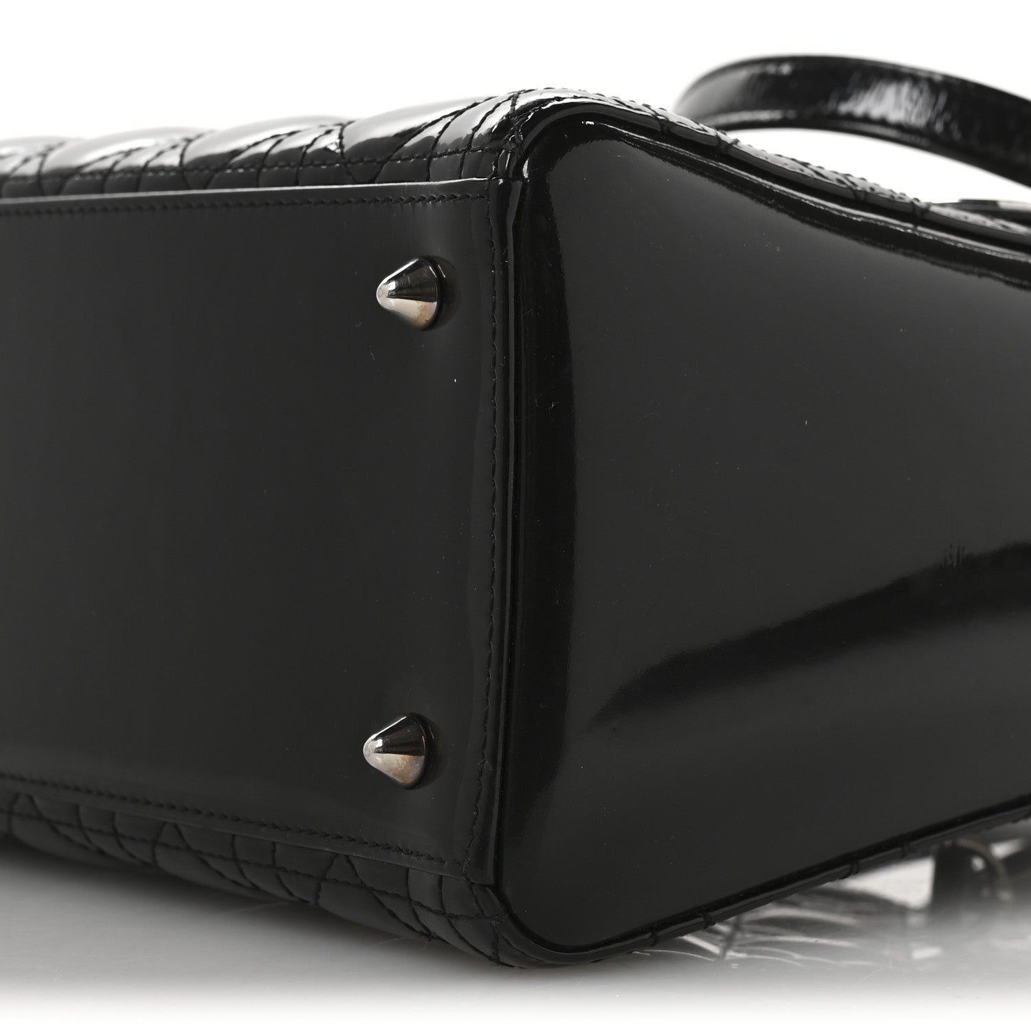 Christian Dior Patent Cannage Medium Lady Dior Black 10 of 10