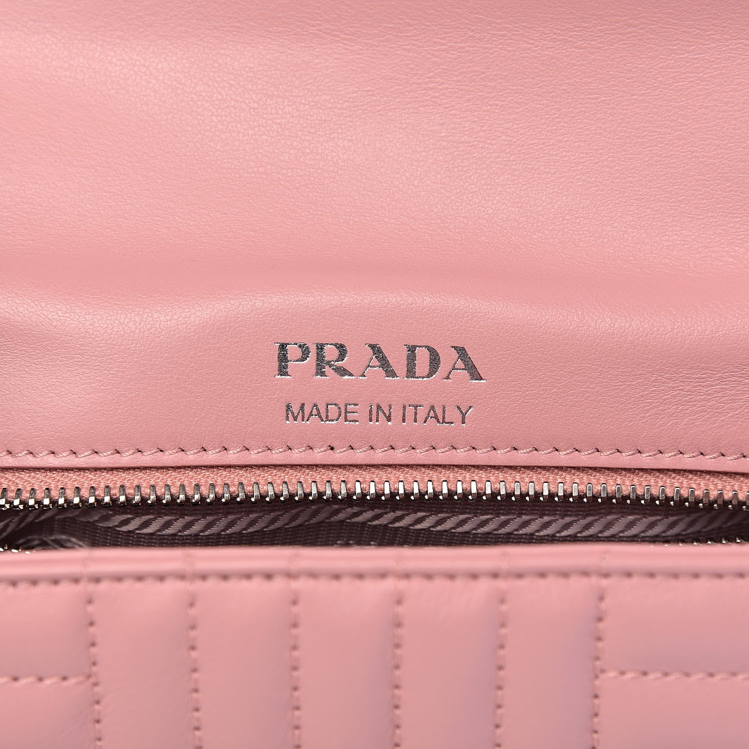 Prada Soft Calfskin Impunture Diagramme Small Chain Flap Shoulder Bag Pesco 6 of 11