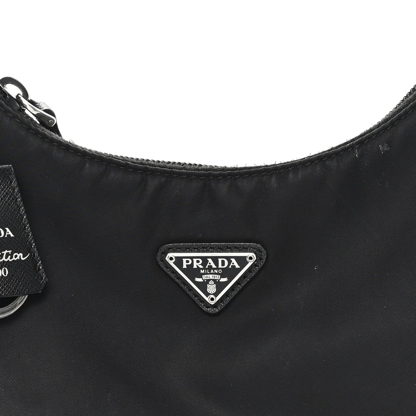 Tessuto Nylon Mini Re-Edition 2000 Bag Black