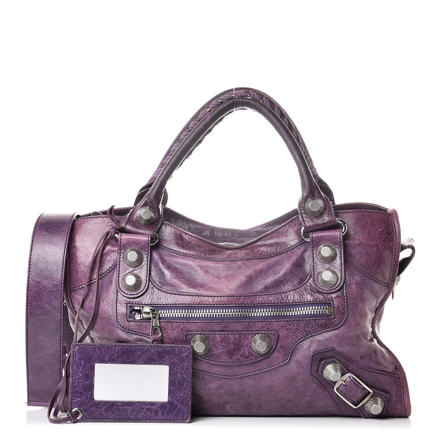 Agneau Giant 21 Silver Hardware City Raisin