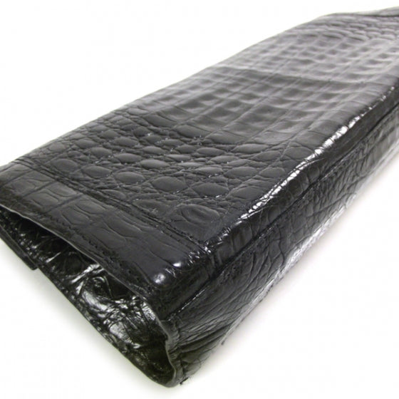 Nancy Gonzalez Crocodile Clutch Black 5 of 8