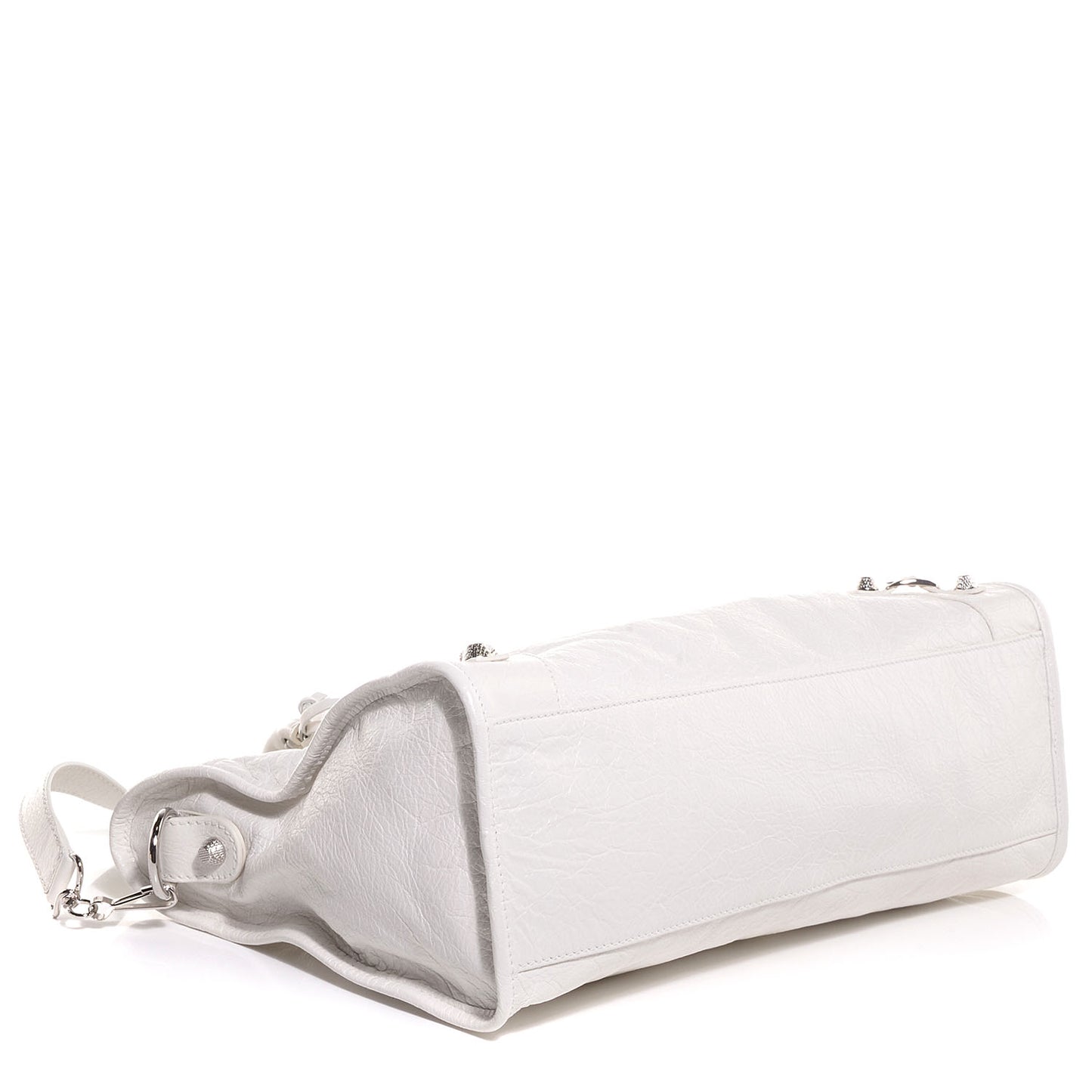Agneau Giant 12 Silver Hardware City Ivory