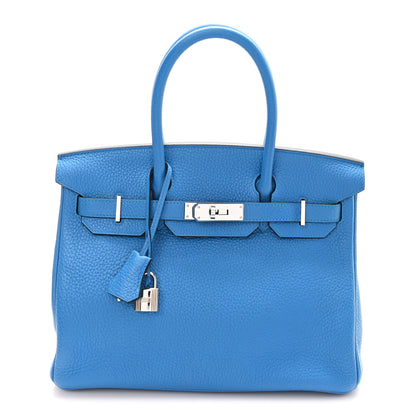 Hermes Togo BIRKIN 30 Bleu Zanzibar 1 of 10