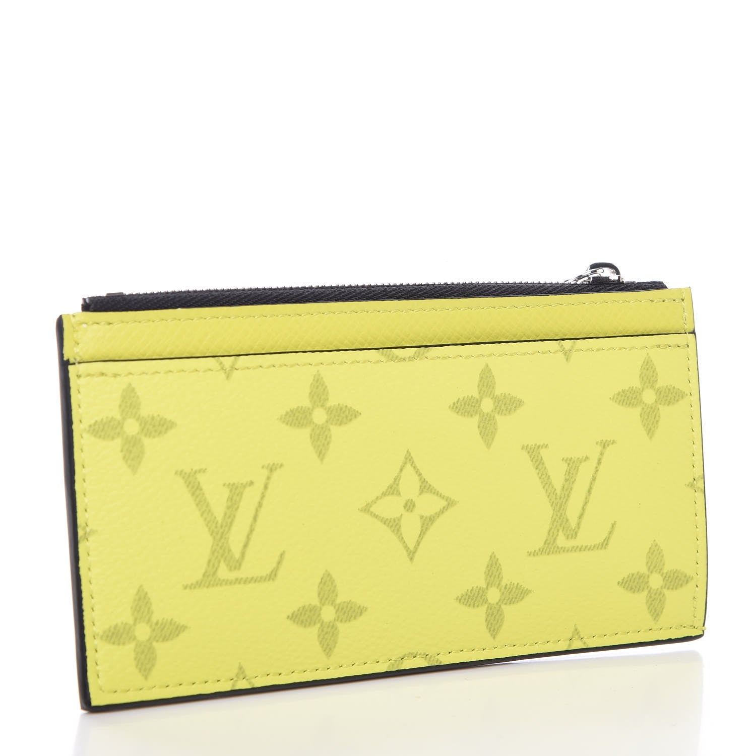 Louis Vuitton Monogram Taiga Coin Card Holder Yellow 4 of 8