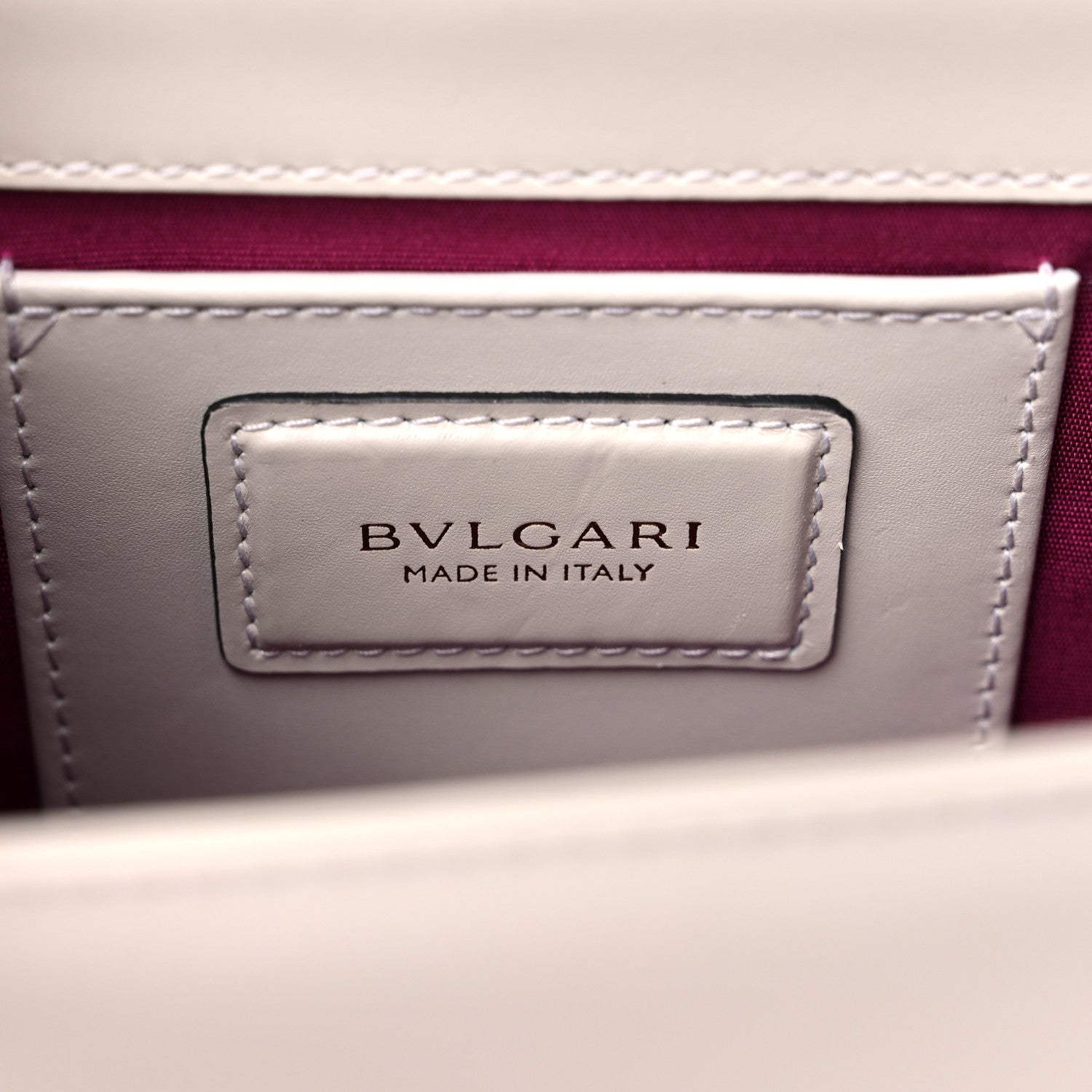 Bulgari Calfskin Serpenti Forever Crossbody Bag White 6 of 11