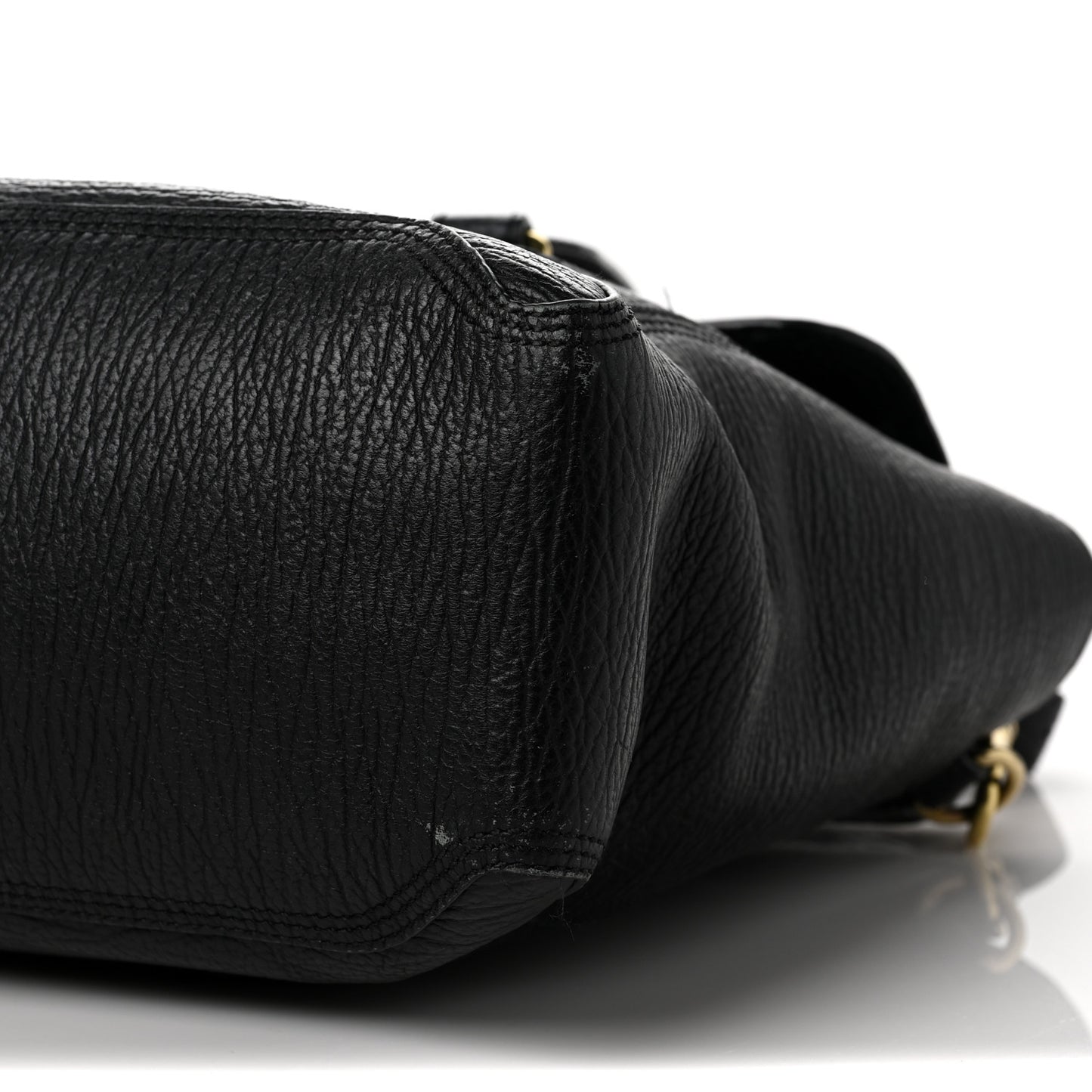 Textured Calfskin Medium Pashli Satchel Ink