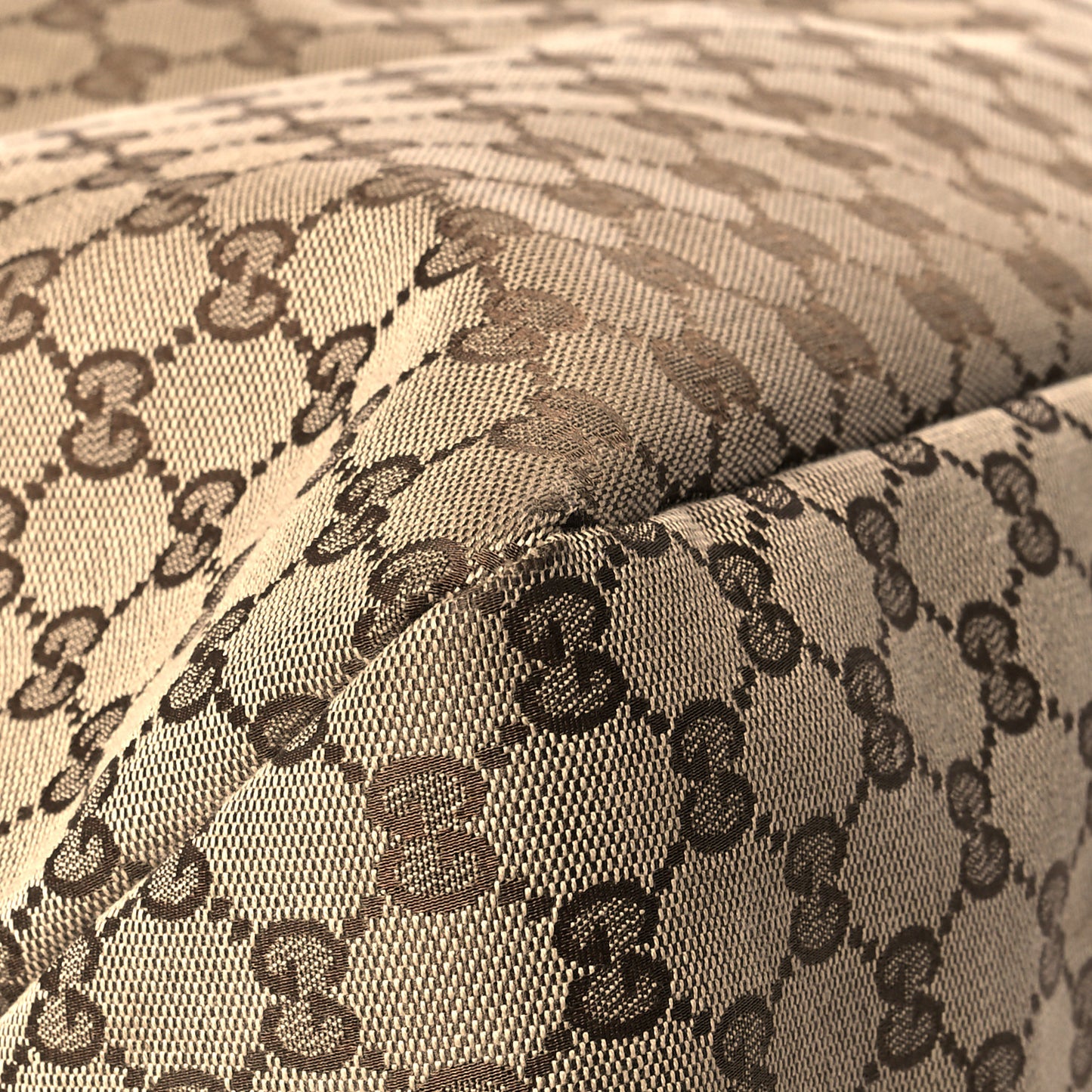 Monogram Large Horsebit Chain Hobo Dark Brown