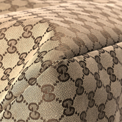 Gucci Monogram Large Horsebit Chain Hobo Dark Brown 11 of 15