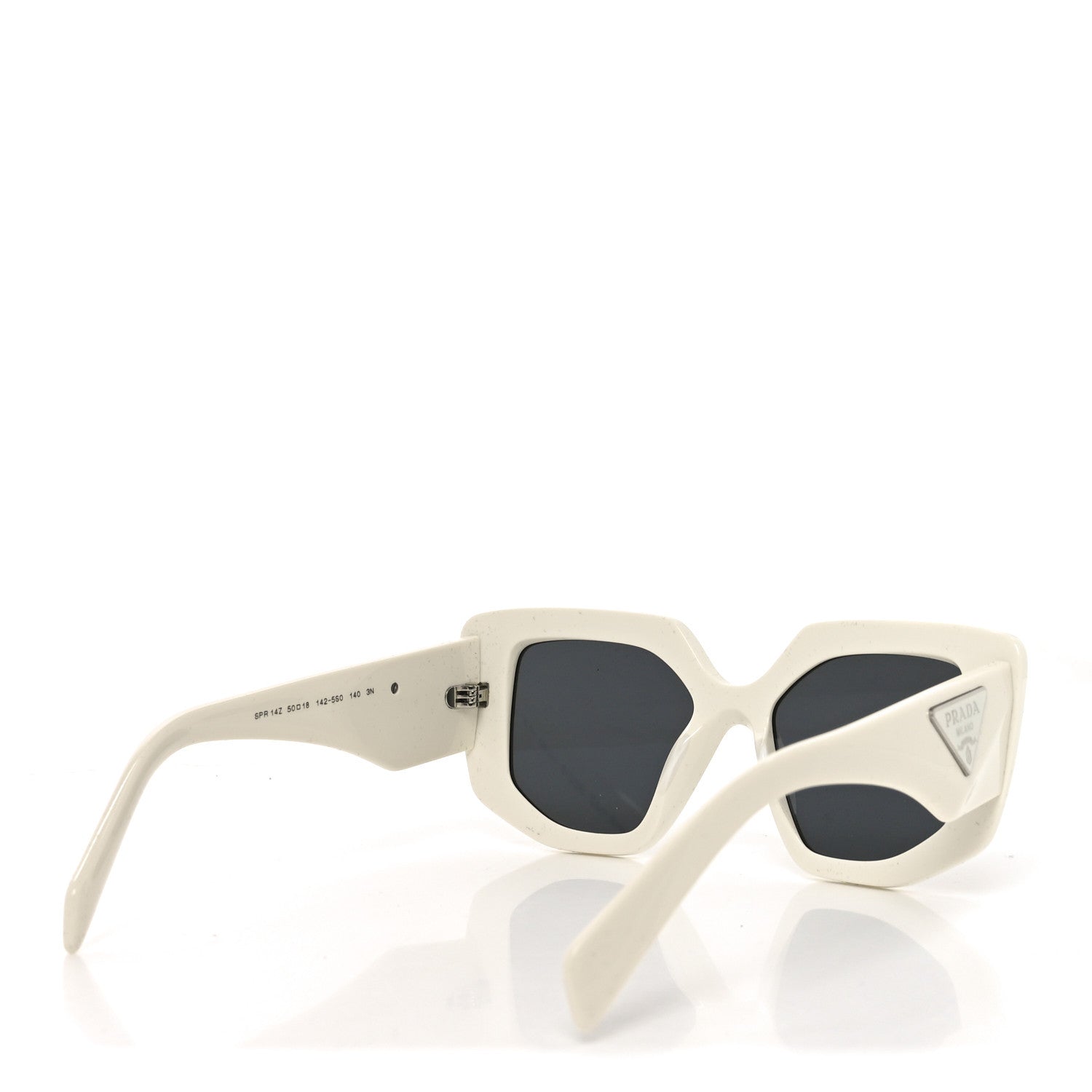Prada Acetate Symbole Sunglasses SPR 14Z Talc 4 of 7