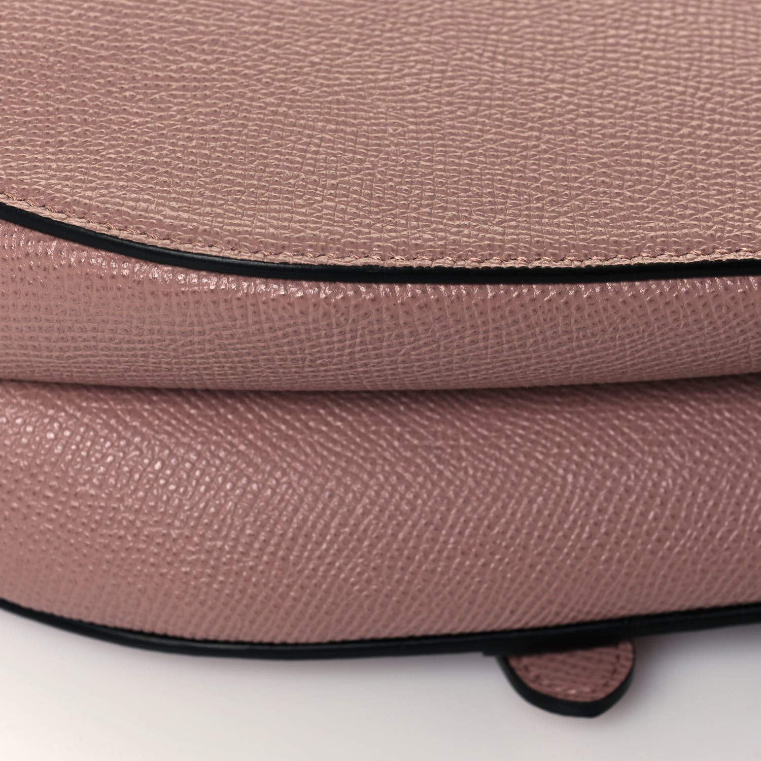 Christian Dior Grained Calfskin Saddle Bag Pink 11 of 13