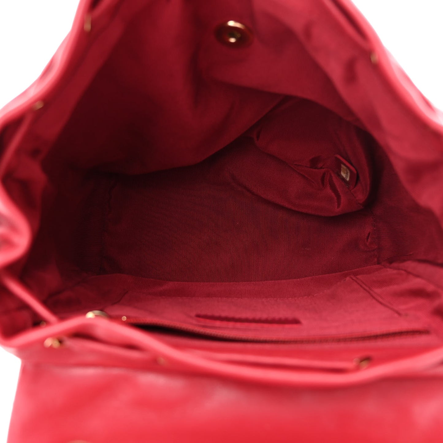 Lambskin Quilted Small Urban Spirit Backpack Red