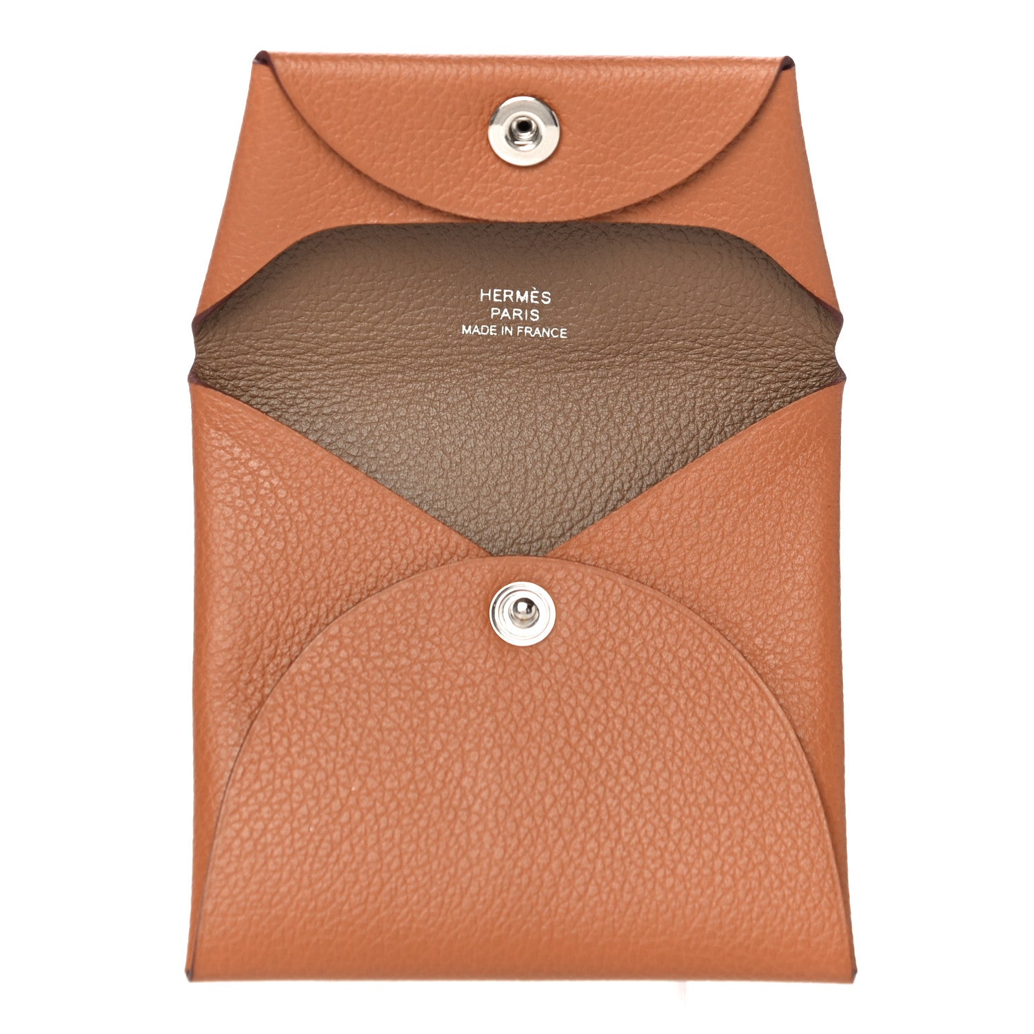Hermes Evercolor Bastia Verso Coin Purse Gold Beige De Weimar 5 of 10