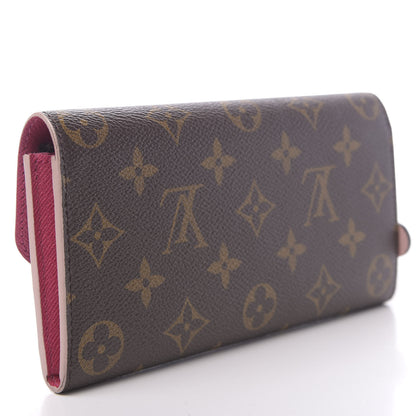 Louis Vuitton Monogram Bloom Flower Emilie Wallet 3 of 6