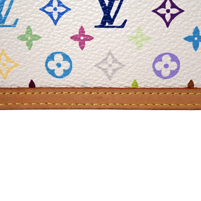 Louis Vuitton Monogram Multicolor Key Pouch White 11 of 13