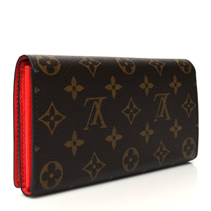 Louis Vuitton Monogram 2020 Christmas Animation Sarah Wallet Coquelicot 3 of 10