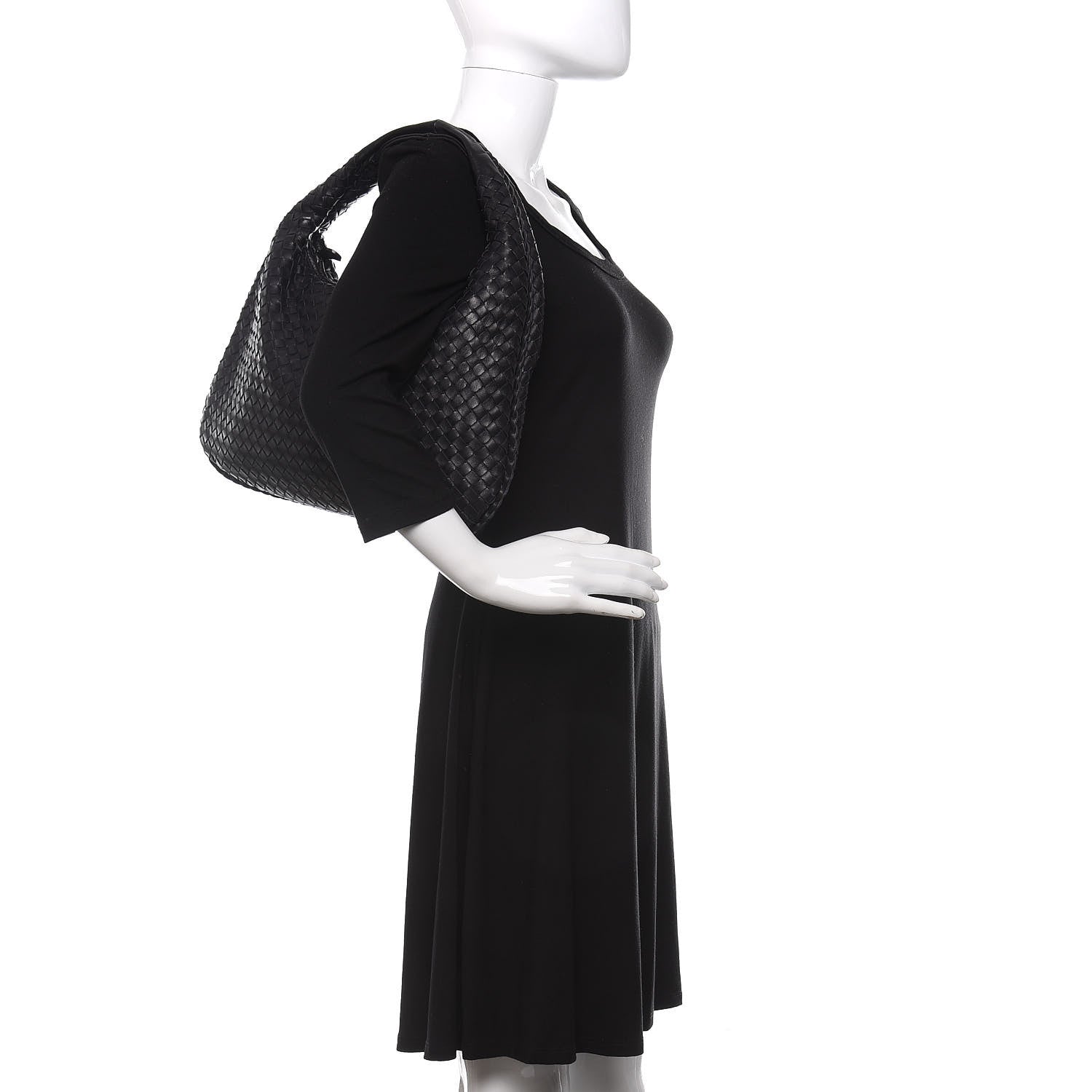 Bottega Veneta Nappa Intrecciato Medium Veneta Hobo Black 2 of 11