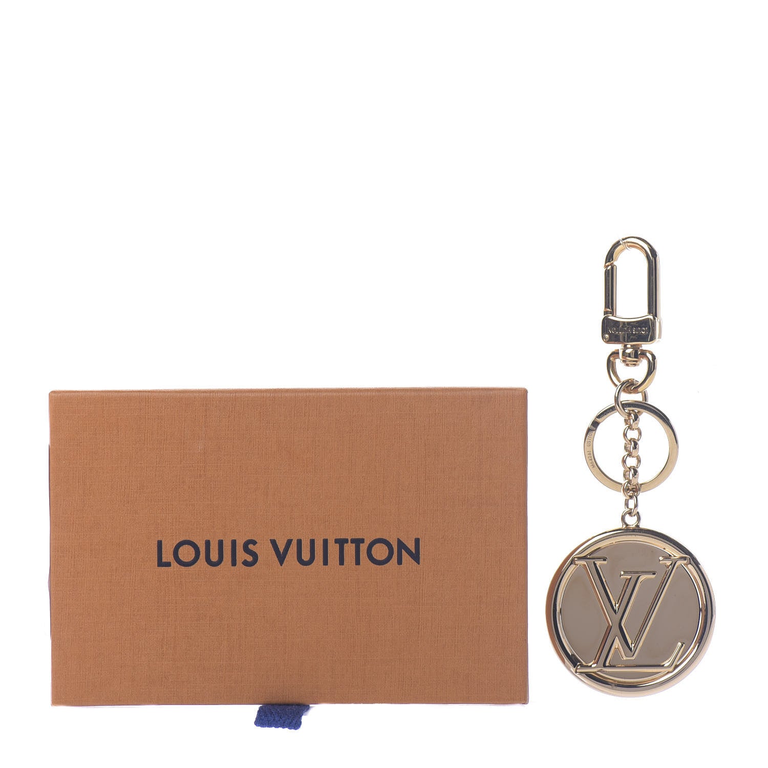 Louis Vuitton LV Circle Bag Charm Key Holder Gold 6 of 6