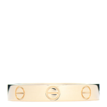 Cartier 18K Yellow Gold 3.5mm LOVE Wedding Band Ring 55 7.25 1 of 4