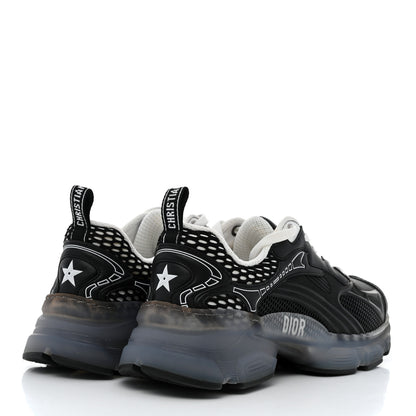 Christian Dior Matte Technical Fabric Mesh Dior Vibe Sneakers 37 Black 4 of 10