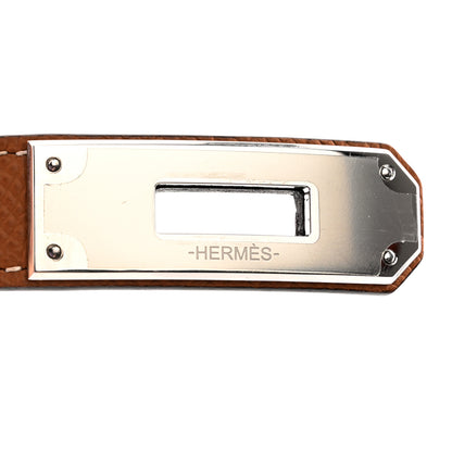 Hermes Epsom Kelly Pocket Belt Gold 7 of 8