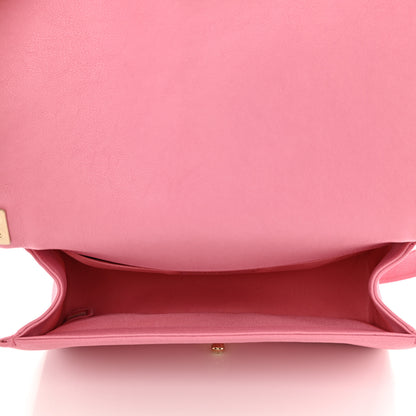 Chanel Caviar Quilted Medium Boy Flap Light Pink 5 of 9