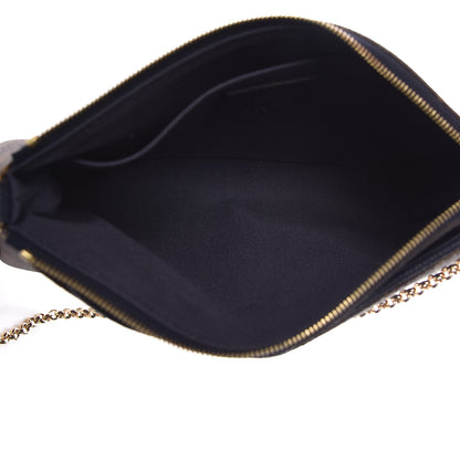 Louis Vuitton Monogram Pallas Clutch Blue Marine 5 of 9