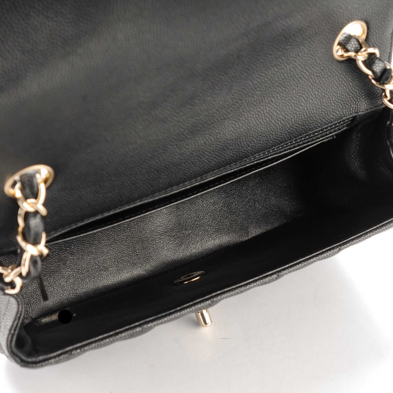 Chanel Caviar Quilted Mini Rectangular Flap Black 5 of 8