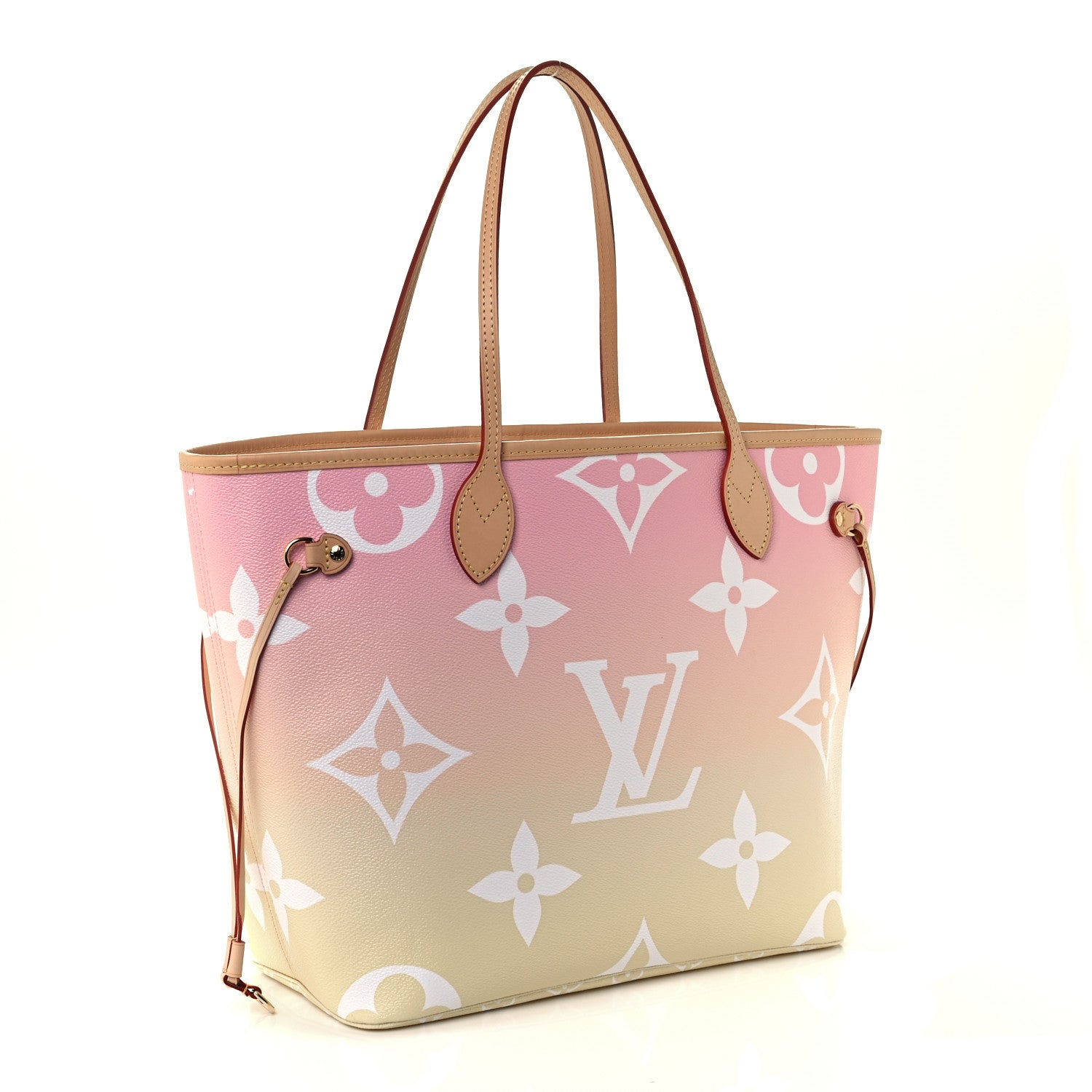 Louis Vuitton Monogram Giant By The Pool Neverfull MM Light Pink 3 of 10