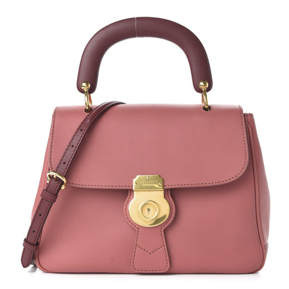 Burberry Trench Calfskin Medium DK88 Top Handle Bag Blossom Pink 1 of 10