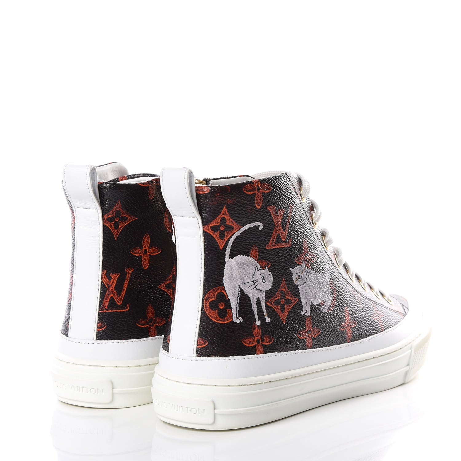 Louis Vuitton Catogram Stellar Sneaker Boots 37 Marron 4 of 9