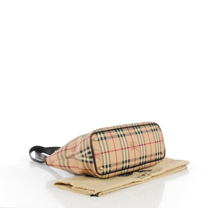 Burberry Haymarket Check Medium Regent Tote Chocolate 4 of 8