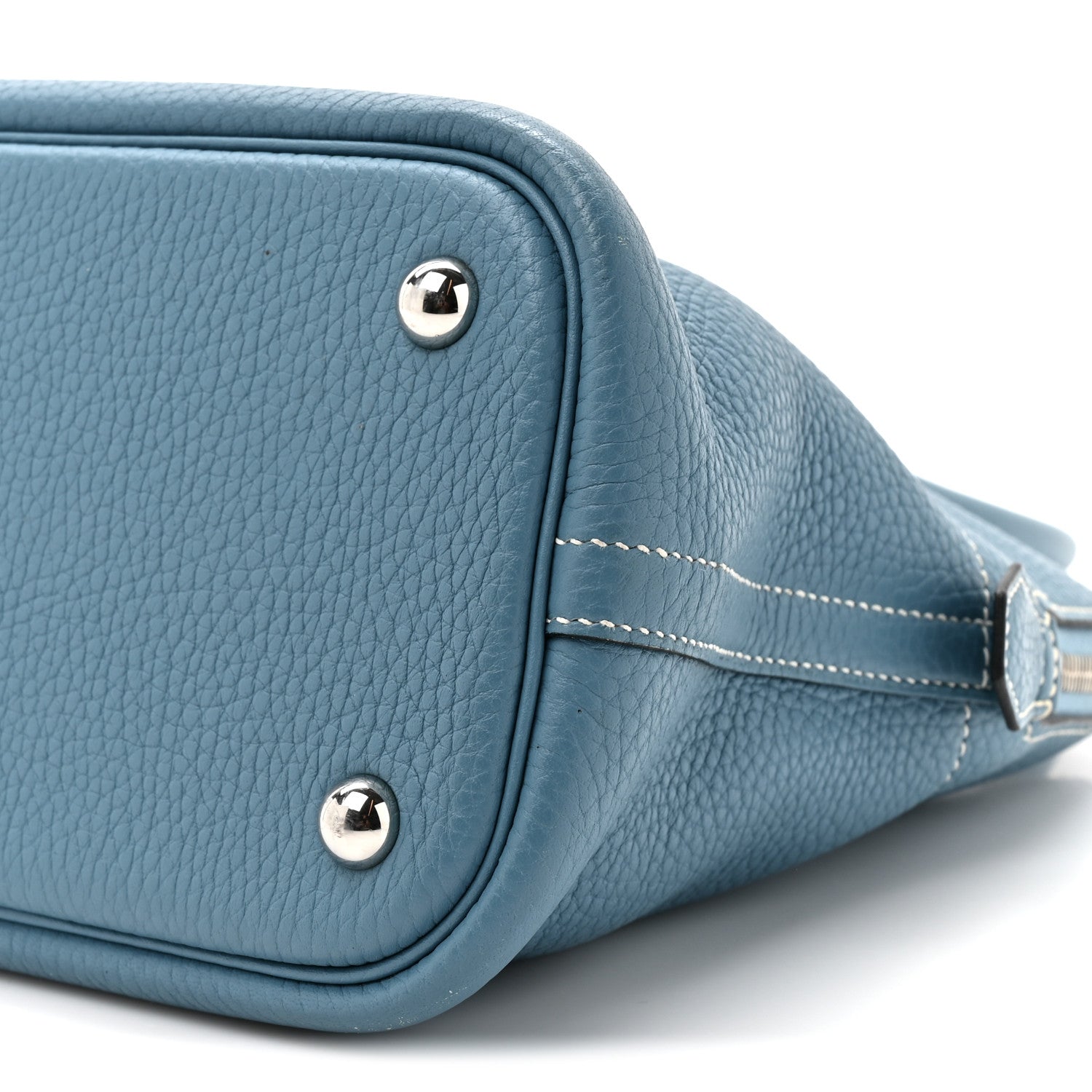 Hermes Taurillon Clemence Bolide 31 Blue Jean 9 of 10