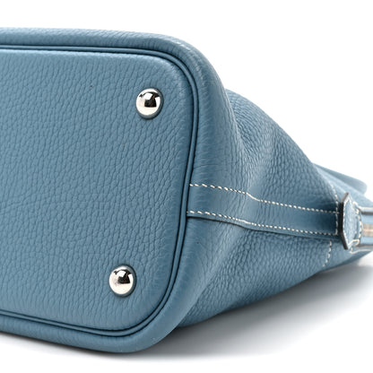 Hermes Taurillon Clemence Bolide 31 Blue Jean 9 of 10
